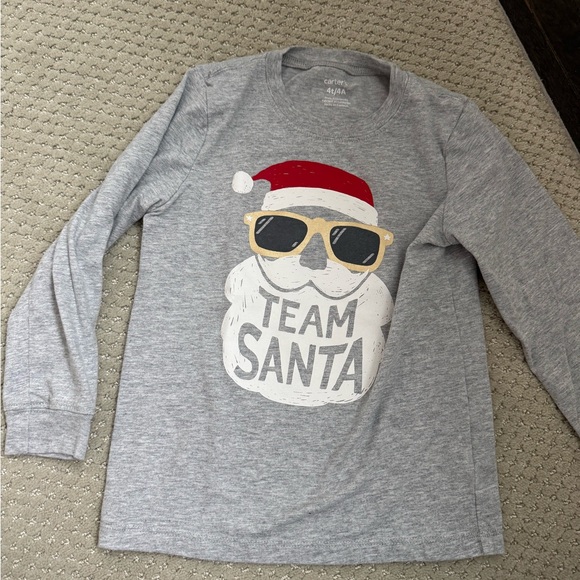 Kids Christmas Graphic long sleeve Tees 4T - Picture 6 of 6